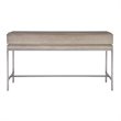 Allora Modern Oak Console Table in Mushroom Gray