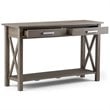 Allora Transitional Console Table in Farmhouse Gray Stain