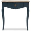 Allora Contemporary Console Table in Provincial Blue Spruce