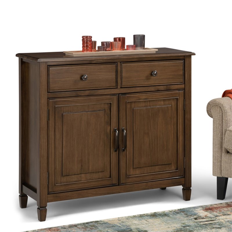 Allora Contemporary 2 Drawer Accent Chest in Rustic Natural