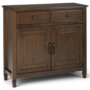 allora contemporary 2 drawer accent chest in rustic natural