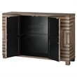 Allora Contemporary  Geometric Accent Console Table in Natural