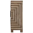 Allora Contemporary  Geometric Accent Console Table in Natural