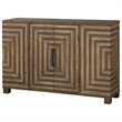 Allora Contemporary  Geometric Accent Console Table in Natural