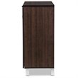 Allora Contemporary Wood Sideboard in Dark Brown