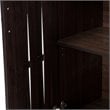 Allora Contemporary Wood Sideboard in Dark Brown
