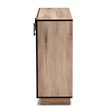 Allora Oak Finished Wood 3-Door Dining Room Sideboard Buffet