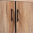Allora Oak Finished Wood 3-Door Dining Room Sideboard Buffet