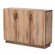 Allora Oak Finished Wood 3-Door Dining Room Sideboard Buffet