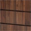 Allora Brown Finished Wood and Black Metal Dining Room Buffet