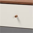 Allora Brown and Grey Finished Wood 2-Door Dining Room Buffet