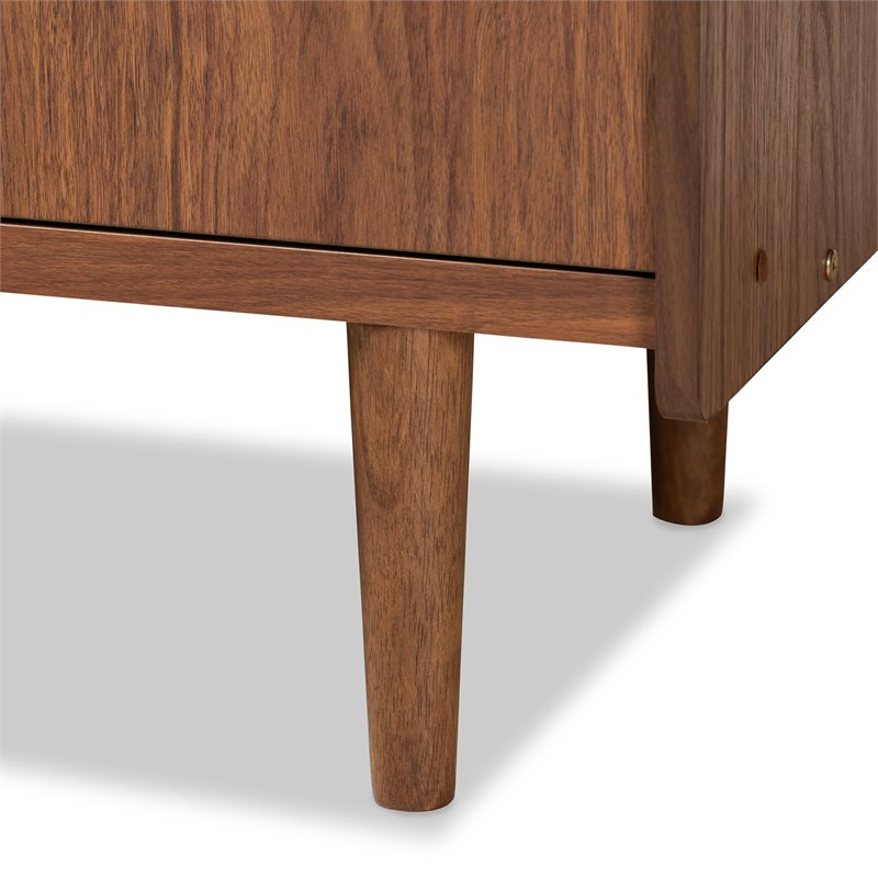 Allora Brown and Grey Finished Wood 2-Door Dining Room Buffet