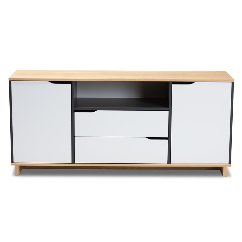 Allora Contemporary Multicolor 2-Door Wood Dining Room Sideboard