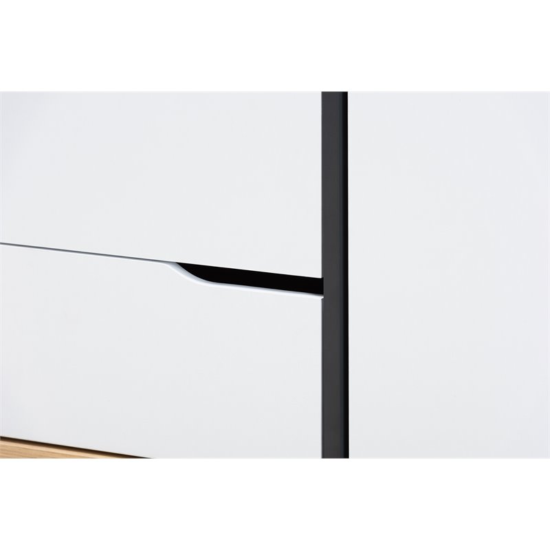 Allora Contemporary Multicolor 2-Door Wood Dining Room Sideboard