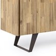 Allora Modern Solid Acacia Wood Sideboard Buffet in Golden Wheat