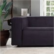 Allora Mid-Century Modern Tight Back French Boucle Fabric Sofa in Gray