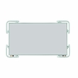 Allora Mid-Century Modern Metal and Mirorred Bar Cart in Mint Green