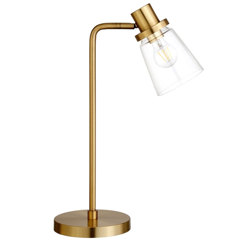 Allora Modern Metal Table Lamp in Brass Finish