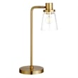 Allora Modern Metal Table Lamp in Brass Finish