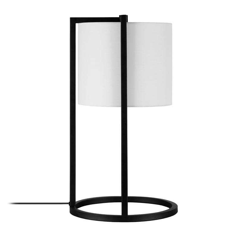 Allora Industrial Metal Asymetric Black and Bronze Table Lamp