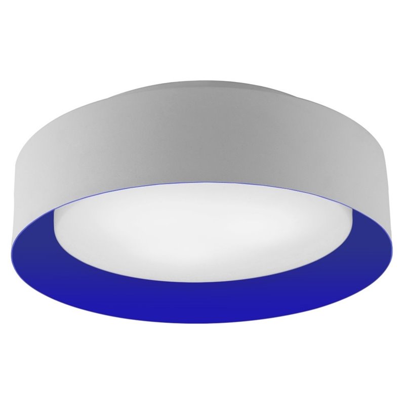 blue flush mount ceiling light