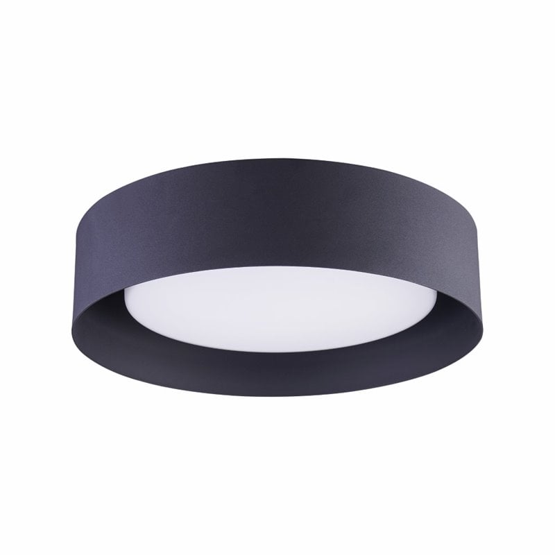 Bromi Design Lynch Metal Flush Mount Ceiling Light in Black