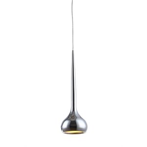 Bromi Design Wade 1 Light Metal Pendant in Chrome
