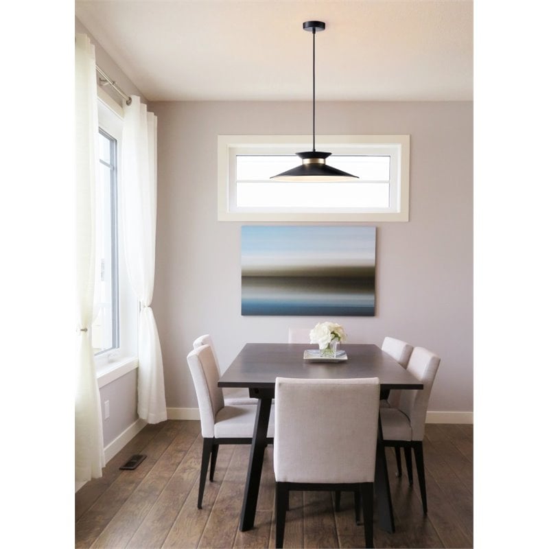 Bromi Design Gracie Metal Pendant Lamp in Black