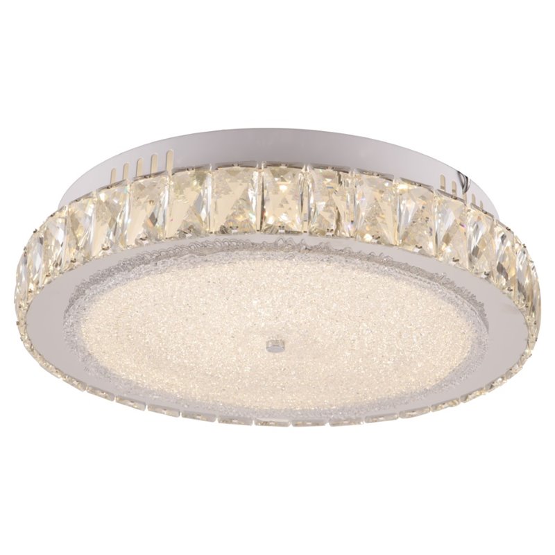 Bromi Design Brilliant Stainless Steel RD-F Flush Mount in Chrome