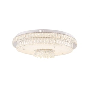 Bromi Design Brilliant Stainless Steel RD-F-DX Flush Mount in Chrome