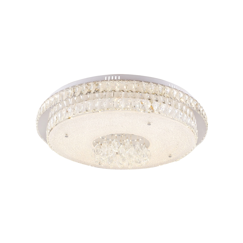 Bromi Design Brilliant Stainless Steel RD-F-DX Flush Mount in Chrome