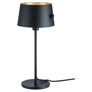 bromi design trinity metal desk lamp in black