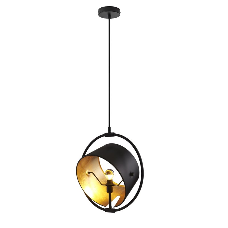 Bromi Design Trinity Metal Pendant Lamp in Black