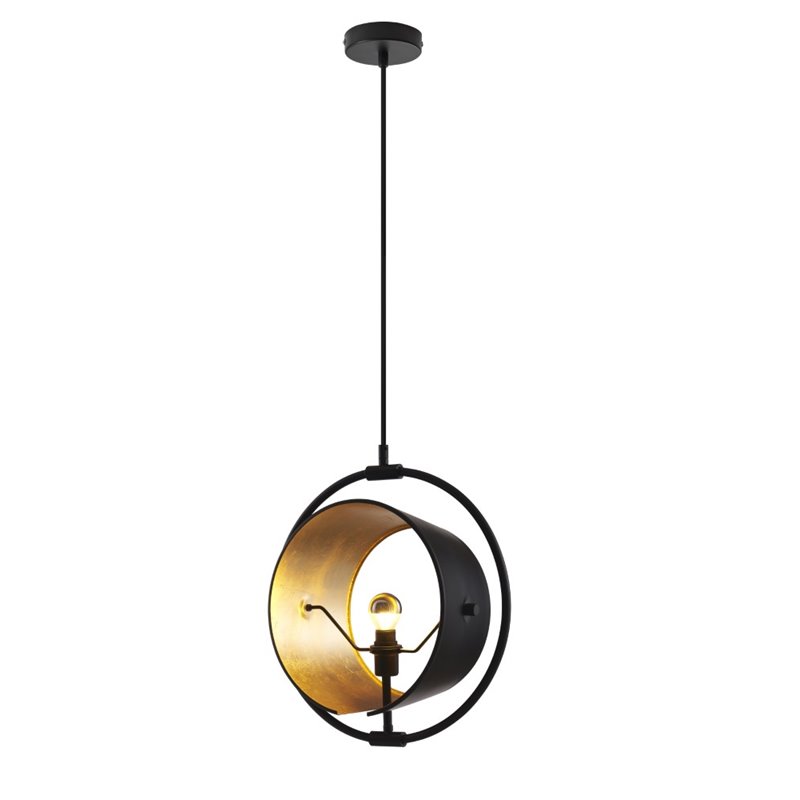 Bromi Design Trinity Metal Pendant Lamp in Black