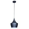Bromi Design Berkley Single Light Aluminum Pendant in Black