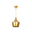 Bromi Design Berkley Single Light Aluminum Pendant in Gold