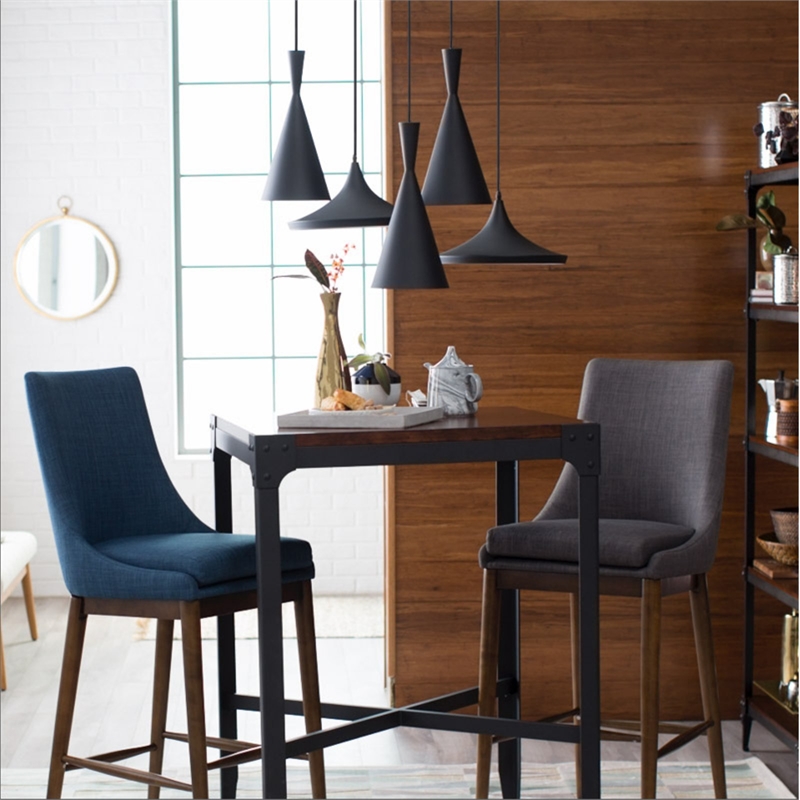 Bromi Design Berkley Single Light Aluminum Pendant in Black