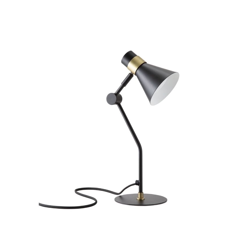 Bromi Design Edson Metal Desk Lamp in Black