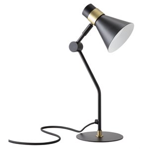 Bromi Design Edson Metal Desk Lamp in Black