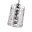 Bromi Design Metropolitan 1 Light Metal Pendant in Chrome