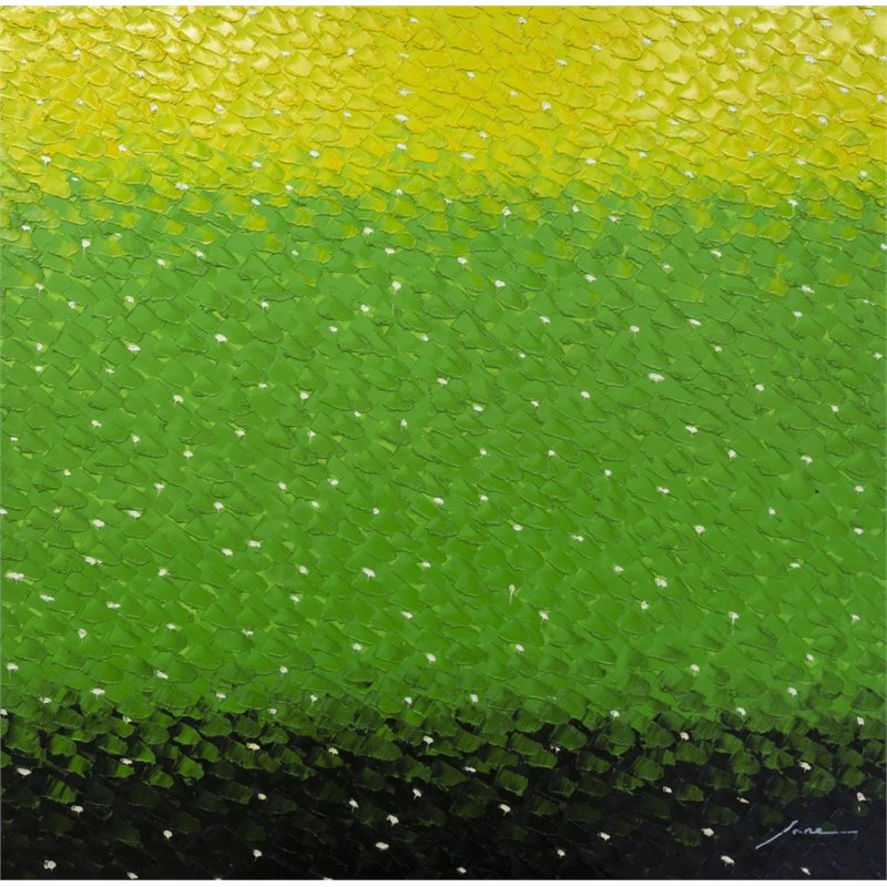 Bromi Design Tides Hand Painted Canvas Wall Art