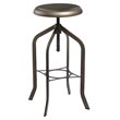Bromi Design Clarence Metal Bar Stool in Rust