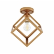 Sunset 11.4in 1 Light Gold Flush Mount Ceiling Fixture