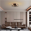 Cedar 4-Light Matt Black  Flush Mount Ceiling Fixture