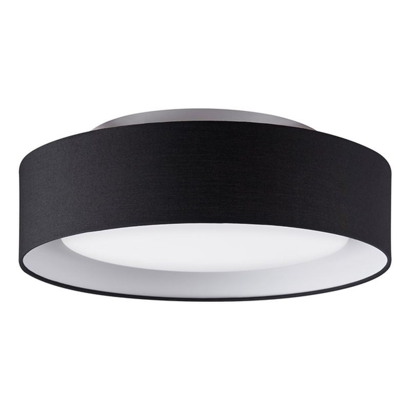 Naomi Flush mount  Black Outside/White Inside