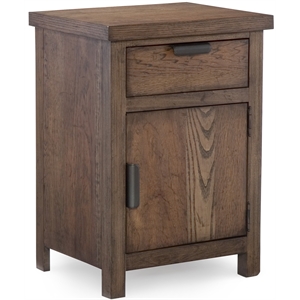 legacy classic fulton county night stand in tawny brown finish wood