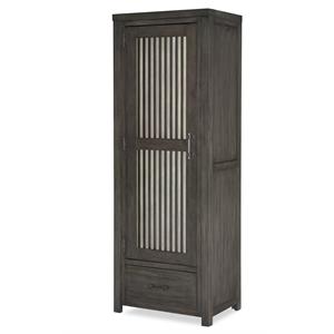 legacy classic bunkhouse locker door chest in aged barnwood finish wood