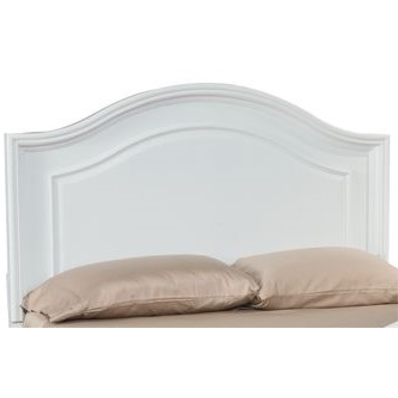 Legacy Classic Madison Full Panel Arched Headboard In White Color Wood