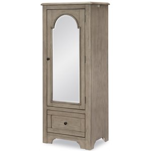 legacy classic farm house mirrored door chest old crate brown color wood
