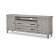 Belhaven Entertainment Console in Weathered Plank Finish Wood